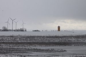 Leuchtturm im Winter