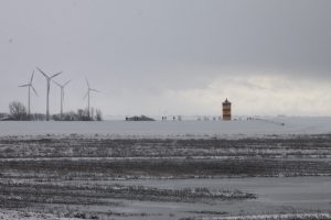 Leuchtturm im Winter